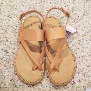 Leather sandals made in Italy